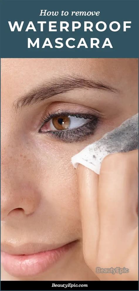 homemade waterproof mascara remover.